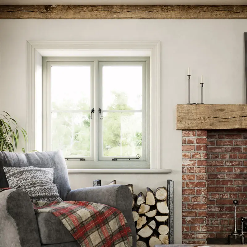 PVC-U flush casement windows